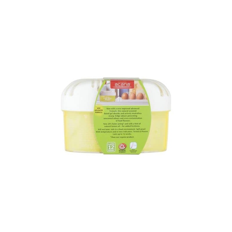 Lakeland Lemon Scented Fridge Odour Absorber - Lasts up to