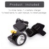 Yongkist Rechargeable Cap Mining Lamp 1+6 LED Light Source Coal