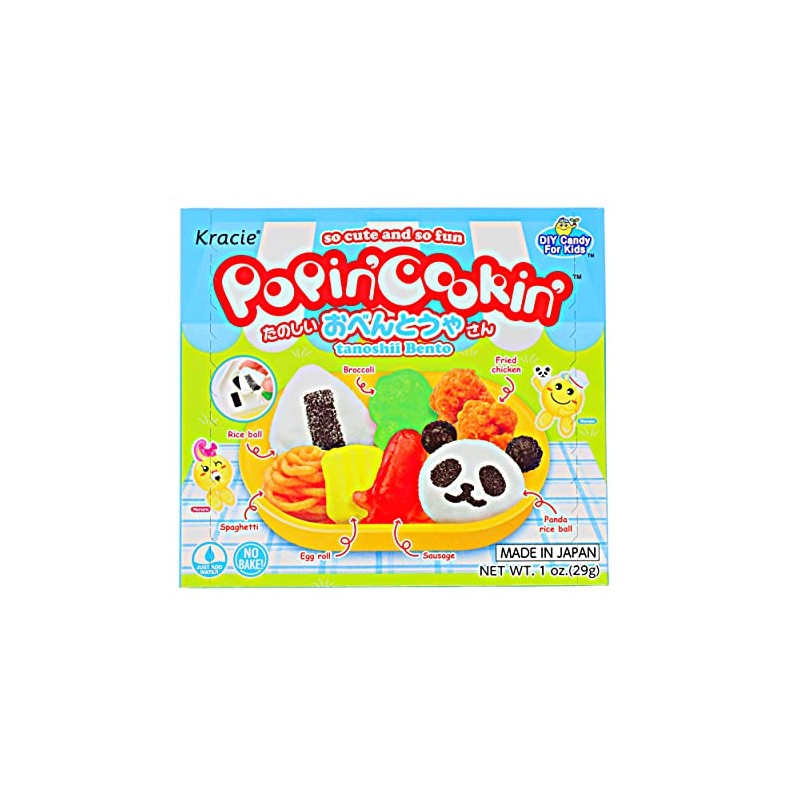 Kracie Popin' Cookin' DIY Candy Bento Kit, No Bake, 1