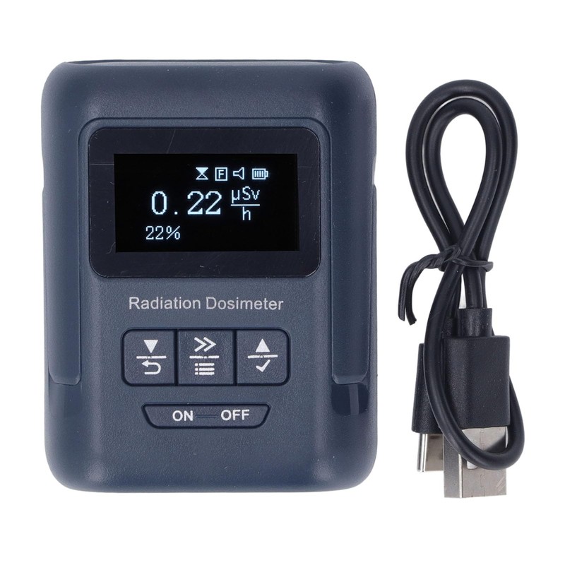 Radiation Detector Nuclear Monitor Dosimeter Geiger Counter Alpha Beta Gamma