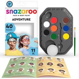 Snazaroo Kit de Paleta de Pintura Facial, Aventura