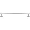 Stainless Steel Single Rod Towel Rack Round Base Bathroom Bedroom
