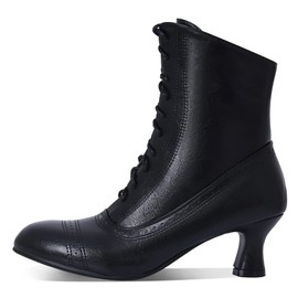 Erocalli Victorian Boots Witch Costume Renaissance Shoes Women Pirate Vintage Boot Witchy Clothes for Women