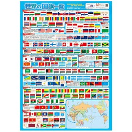 Tokyo Cart Graphic World Flags List A2 MP01F