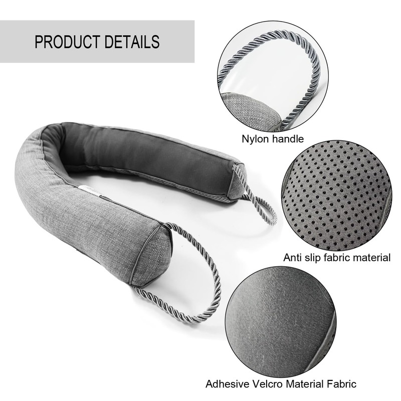 Heavy Duty Door Draft Stopper-Weighted Door Bottom Weather Stripping Noise
