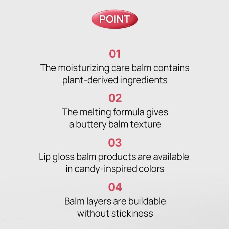 YNM Candy Gloss Balm 3g (04 PEONY BERRY, 3g)