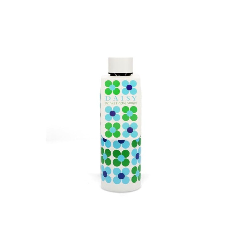 Rex London Thermos Flask Insulated Flask Daisy Blue/Green Stainless Steel