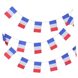 MERRYHAPY France Flag Decorations Festival Flags Party Wall Banner French Banner Elegant Decor