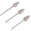MZCMSL 3pcs Pedicure Cone Drill Bits for Foot Callus Smoothing,