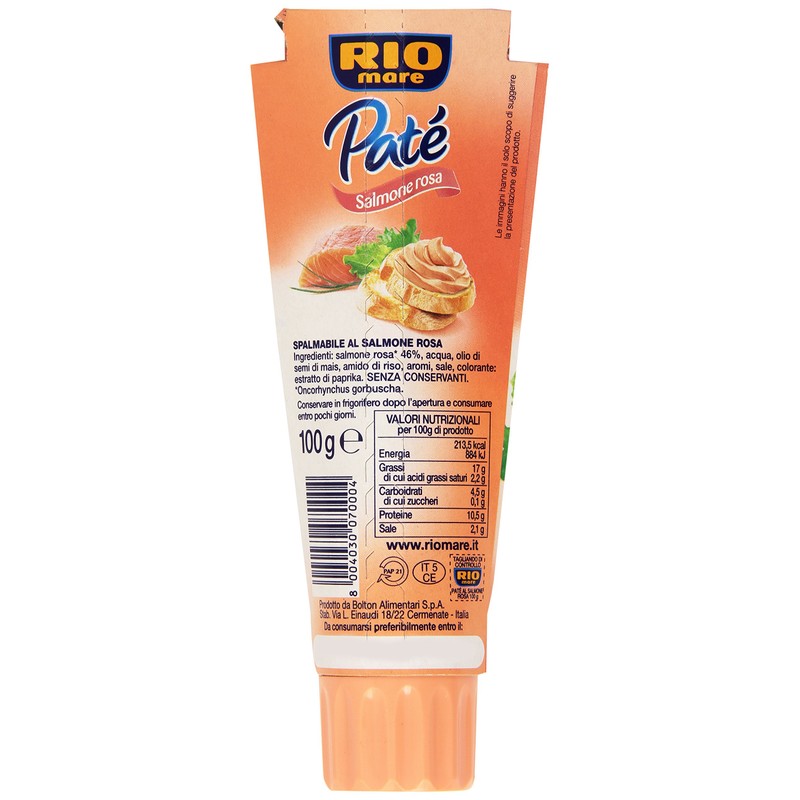 Rio mare Rosa Lachs PatÃ 'Salmone Rosa', 100 g