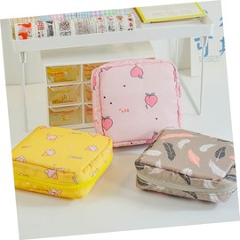 Gatuida 3piezas Bolsa Para Guardar Toallas Sanitarias Menstruales De Portátil Cremallera Bolsa De Almacenamiento Para Toallas Sanitarias Para Adolescentes