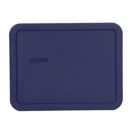 Pyrex (1) 7211-PC, (1) 7210-PC, (1) 7402-PC, (1) 7201-PC, (2) 7200-PC, & (1) 7202-PC Blue Food Storage Replacement Lids - Made in USA