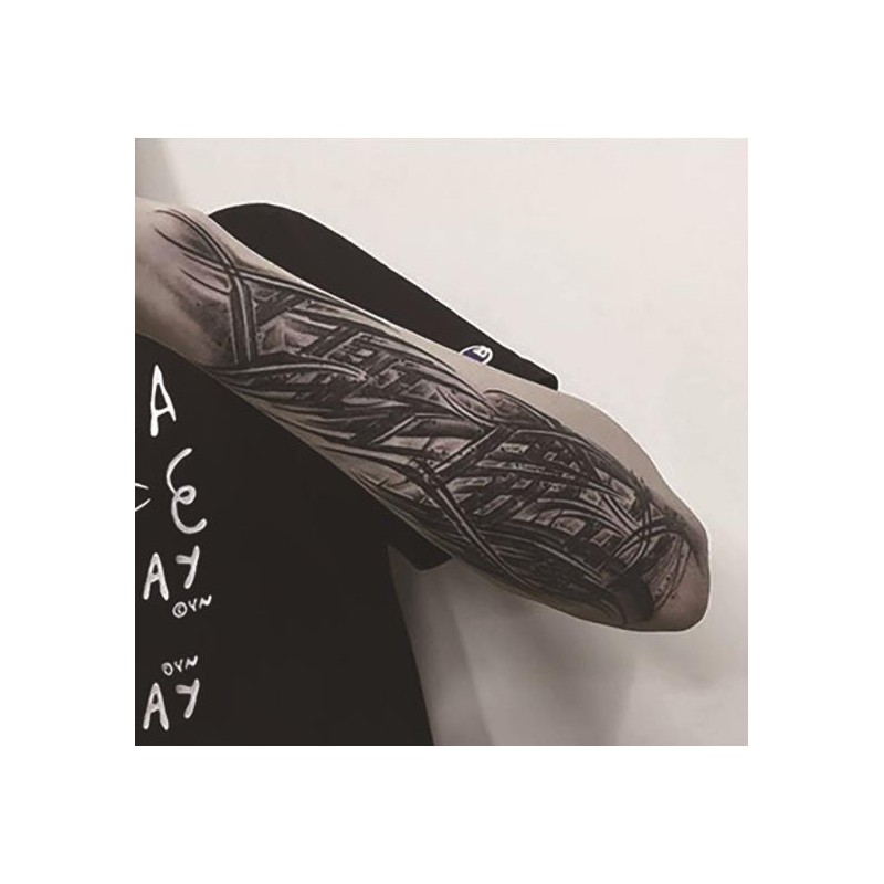 Striking Herbal Juice Tattoo Stickers - Waterproof, Smudge-Proof, Non-Reflective, Long-Lasting,