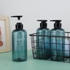 Segbeauty Shampoo Bottle Dispenser, Light Blue, 3-Piece Set, 16.9 fl