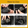 2Pcs Suspension Headset Bracket Helmet 19‑21mm Rail Adapter Rotatable Headphones