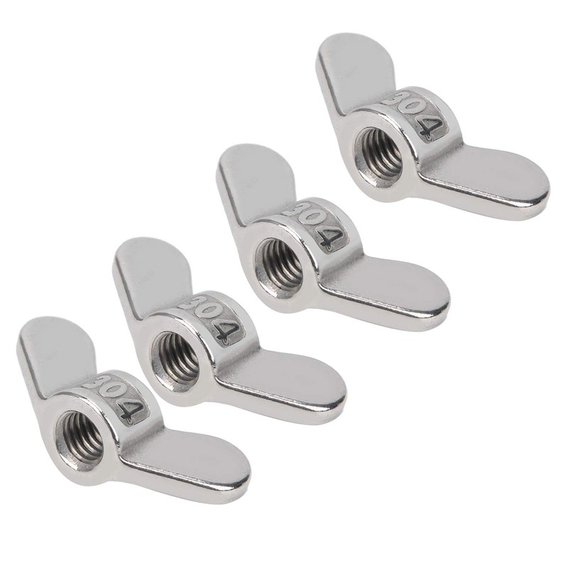10pcs M8 Wing Nut 304 Stainless Steel Wing Nut 8mm