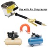 Uenede Stucco Sprayer Gun, 4 Jet Cement Mortar Paint Hopper