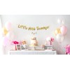 Little Miss Teenager Gold Glitter Banner - 13th Birthday Party