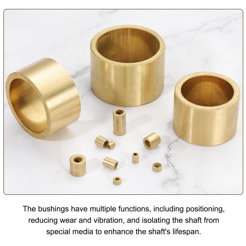 sourcing map 20Pcs Sleeve Bearings, 6mm Bore x 8mm OD
