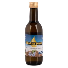 Lausitzer Leinöl (kaltgepresst Omega 3 Öl kaltgepreßtes Leinöl), 250ml