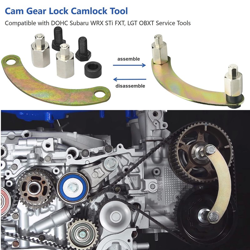 Cam Gear Lock Camlock Tool Compatible with DOHC Subaru WRX