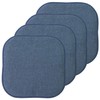 Sweet Home Collection Chair Cushion Memory Foam Pads Honeycomb Pattern