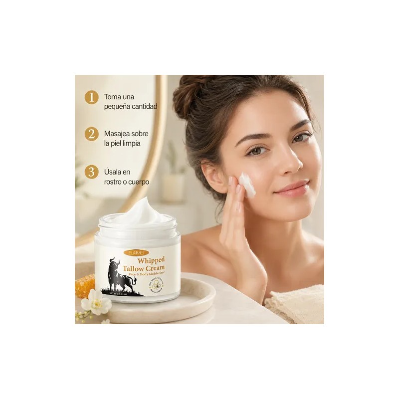 Crema Facial Corporal Cebo Res + Miel Hidrata Humecta Aclara
