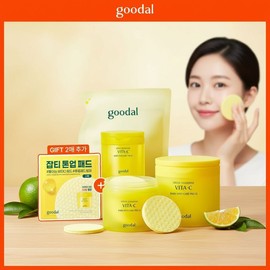 goodall Goodal Blemish Care Vita C Green Tangerine Pad Alpha 70 sheets + Refill 70 sheets / 구달 잡티케어 비타C 청귤 패드 알파 70매+리필 70매