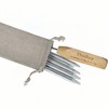 Rope Splicing Tool Kit, 5 Aluminum Fids Set with Pusher,