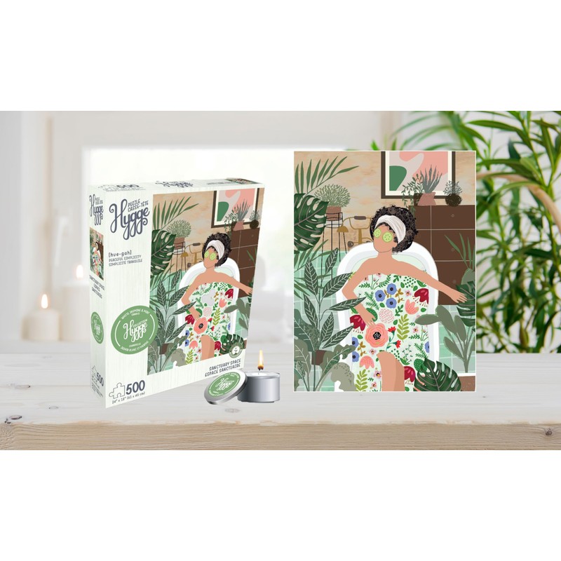 500 Piece Puzzle for Adults Hygge Sanctuary Space Aromatherapy Jigsaw