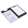 Rapesco CD1L00B2 Clipboard - A4/Foolscap with Foldover Flap, Black