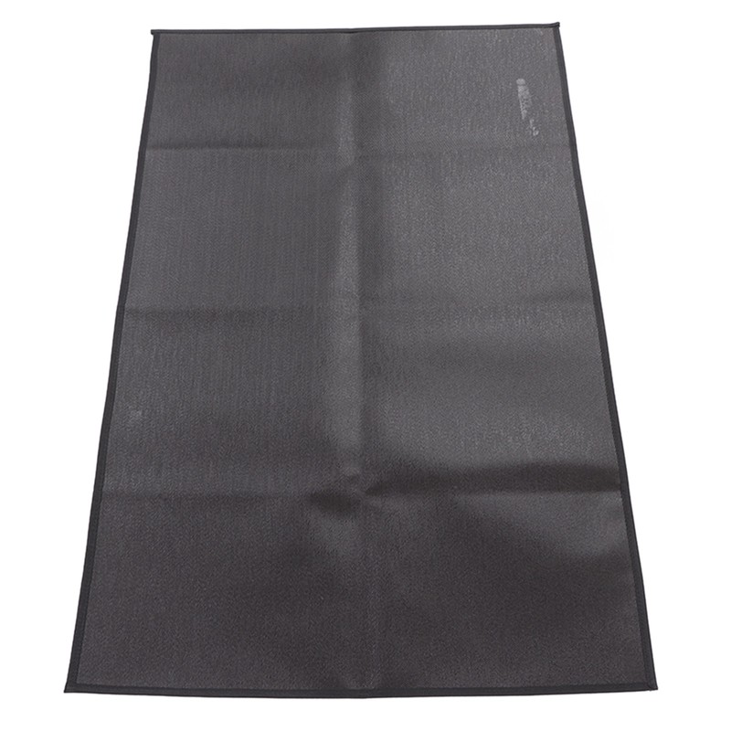 Grill Mat Fireproof Heat Resistant Insulated Pad Protector Black for