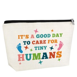 Gfhzdmf Nicu Nurse Gifts Makeup Bag Nurse Accessories for Work Practitioner Nurses Neonatal Nurses Cosmetic Bag with Zipper Nursing Graduation Christmas Birthday Gifts Travel Pouch