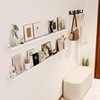 Axeman 72 Inch White Floating Shelves for Wall | Picture