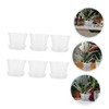 CIYODO 6sets Transparent Orchid Pots Breathable Net Pots Drainage and