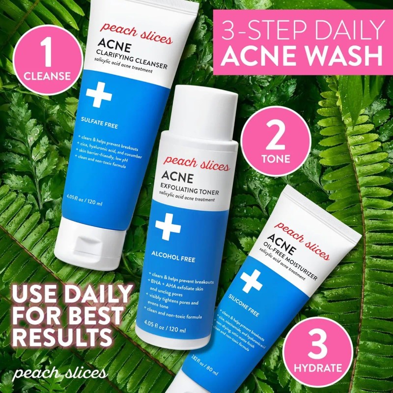 Rebanadas De Durazno | Tónico Exfoliante Para El Acné |