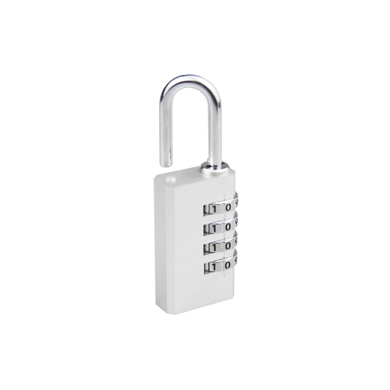 SISAV 4-Digit Aluminum Combination Padlock for Gym,School Lockers,Toolbox,Fence Gate,and Employee