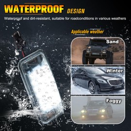 OZ-LAMPE LED License Plate Light for Subaru Forester BRZ Impreza WRX STI Wagon Legacy XV Crosstrek Scion FR-S Toyota 86 GT-86 FT-86, License Plate with CAN Bus, Number Plate Light LED