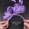 Needzo Purple Fascinator Kentucky Derby Headband for Women, The Oaks,