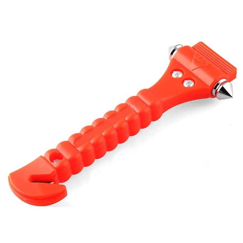 Komonee Car Safety Glass Hammer Emergency Window Break Escape and
