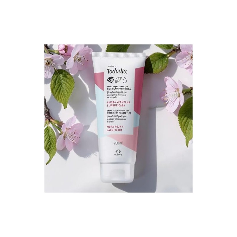 Crema Corporal Mora Roja Y Jabuticaba Tododía Natura