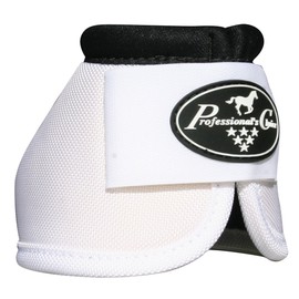 Professionals Choice Equine Ballistic Hoof Overreach Bell Boot, Pair (Large, White)