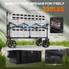 Big Wheels Collapsible Wagon Cart Foldable, Heavy Duty Beach Wagon