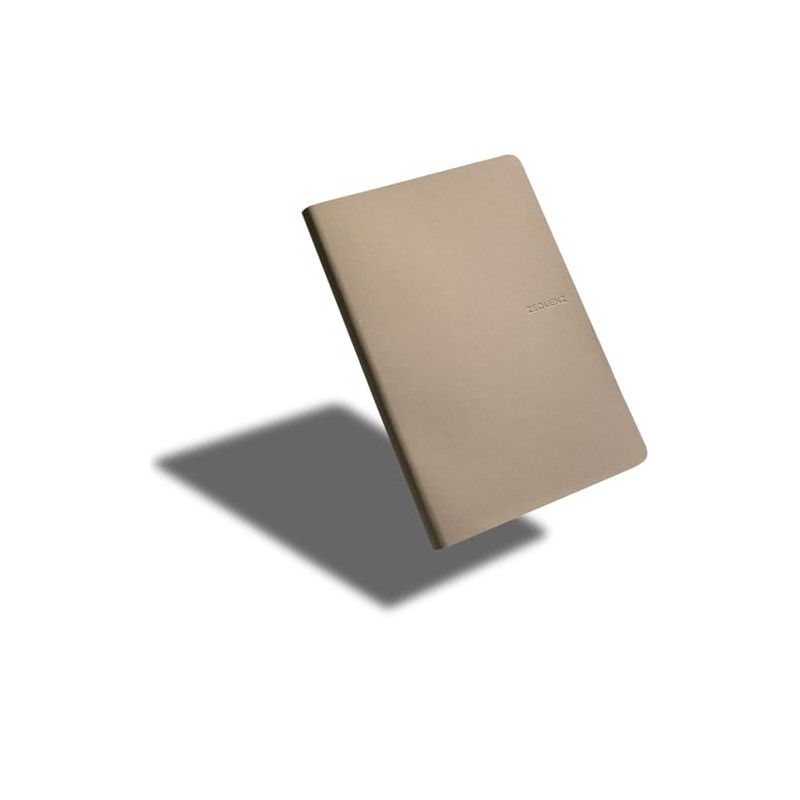 Zequenz The Color Notebook A5 Taupe Brown Blank, 100 Sheets,