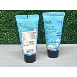 BELIF AQUA BOMB JELLY CLEANSER 2pack - TRAVEL SIZE 1.01 fl.oz/30ml NEW & SEALED