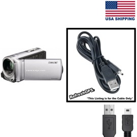 Unbranded Sony DCR-SX63 Flash Memory Camcorde USB Cable Transfer Cord Replacement