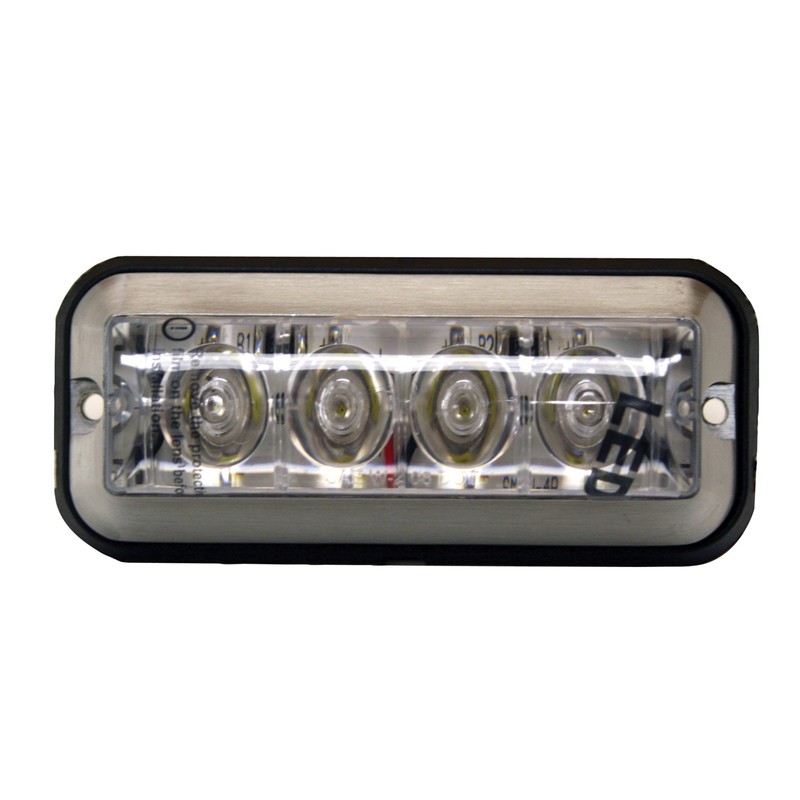 Buyers Products 8891004 5" Amber Raised LED Strobe Warning Light,