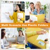 Henoyso 24 Set Parent Teacher Communication Folder with Clear Front