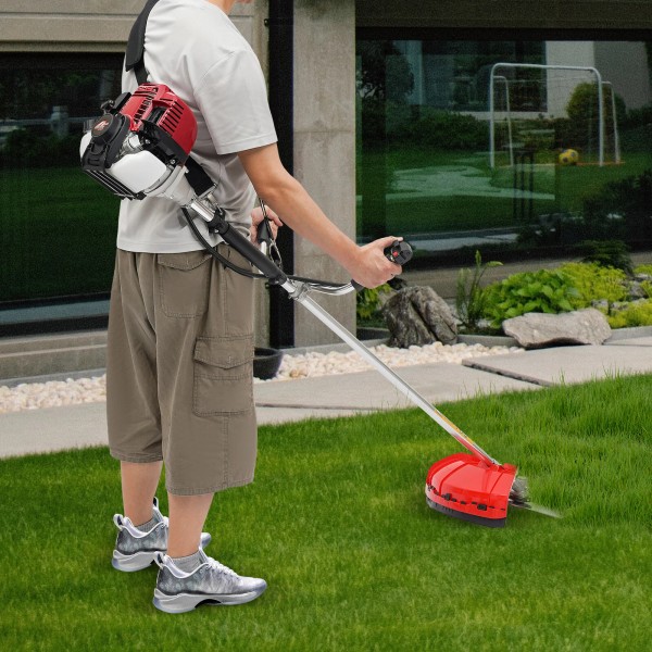 TBvechi 35.8CC 4 Stroke Gas Powered Brush Cutter Gardening Tool