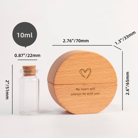 iwoohome Mini Urn for Ashes, Small Urn for Human Ashes, Ash Keepsake, Pet Memorial Urn, Mini Urn for Pet or Human Ashes, Perfect Memorial Urn for Men and Women